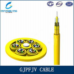 Gjpfjv 24 Core Fiber Optical Cable Tight Buffer Indoor Fiber Cable for Multi Pur