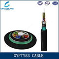 GYFTY53 FRP Messenger Outdoor Armored Optical Fiber Cable 1