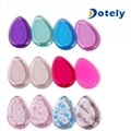 Silicone Makeup Powder Puffs Sponge Cleaner
