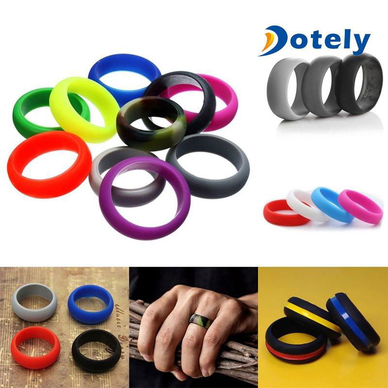 Fashion Jewelry Custom Silicone Wedding Rings 4