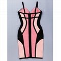 2016 sexy sundress as picture for woman bodycon bandage fabric 2