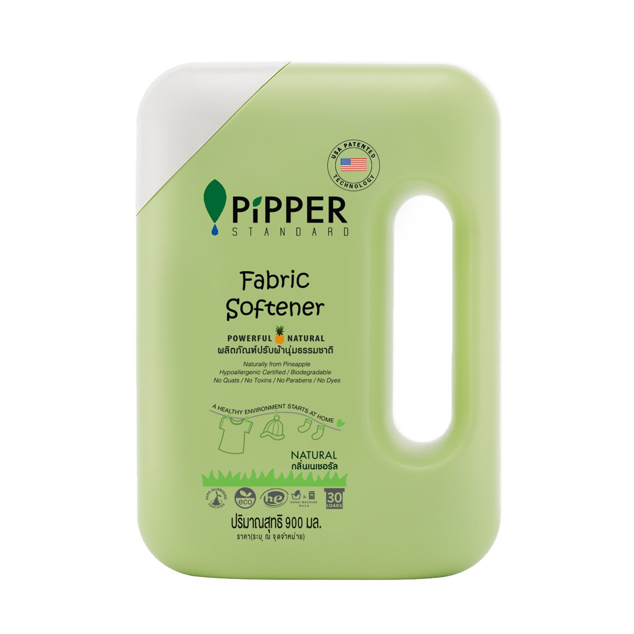 PiPPER STANDARD Natural Fabric Softener Natural Scent 900 ml 
