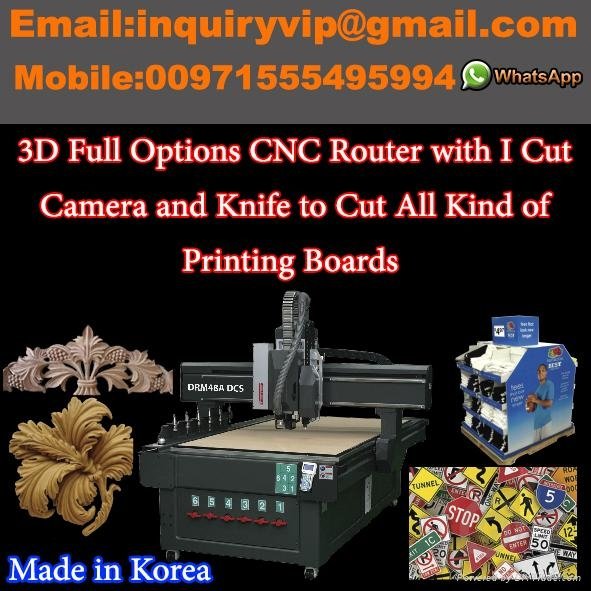 CNC Router cutting and engraving machine Made in Korea