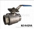 2-PC BALL VALVE, SCREWED ENDS 1