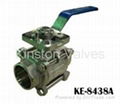 3-PC BALL VALVE, SCREWED ENDS 1