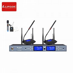 UHF IR Wireless conference microphone