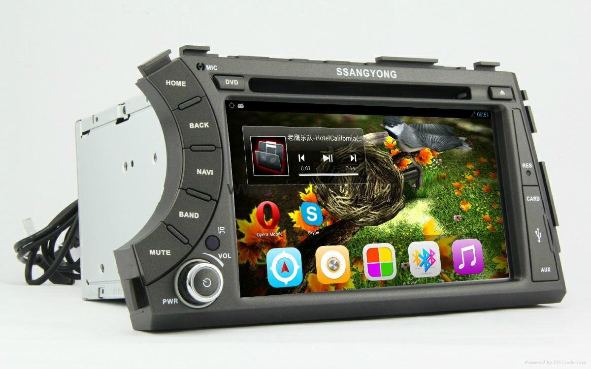 Car Multimedia for For Ssangyong Kyron Actyon 2005-2012, 7 Inch 2