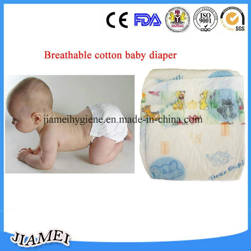 Quanzhou Factory Cheap Price Clohtlike Film Baby Diaper 3