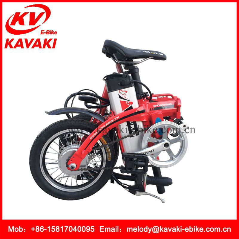 14inch KAVAKI 48Voltage New Scooter Folding Electric Bicycle 4