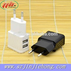 EU/US Plug 1A 5v 2a usb wall charger