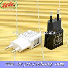 Customized 5V 2.1A Universal USB Wall Charger for samsung wall charger