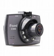 C600 1080P 4.5 inch  car camera traveling data recorder DVR with GPS fun