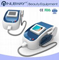 Portable 808nm diode laser hair removal