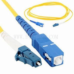 SC/UPC-LC/UPC Simplex Singlemode 9/125 2.0-3.0mm PVC/LSZH Patch cord