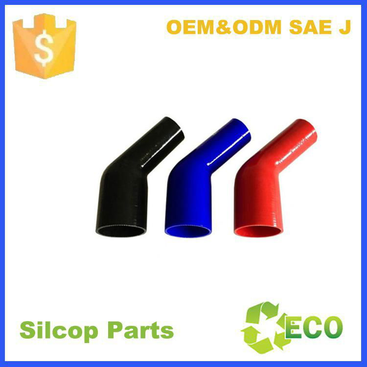 45 elbow silicone hose