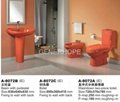 WASHDOWN TWO-PIECE TOILET(COLORFUL) 2