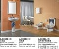 WASHDOWN TWO-PIECE TOILET(COLORFUL) 4