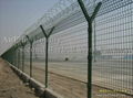 High security hot dipped galvanized and pvc coated Airport Fence 4