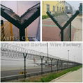 High security hot dipped galvanized and pvc coated Airport Fence 1