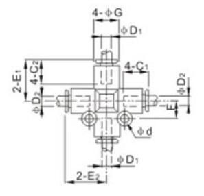 fitting pneumatic fitting brass straight thread pipe joint quick connect fitting 2