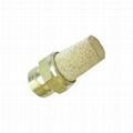 pneumatic fitting brass silencer BSL