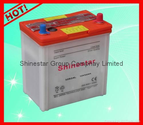 China Supplier factory manufacture 12V 32Ah Dry Auto Battery 32B24L With Import  3