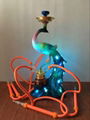 Multicoloured Peacock Arab Hookah