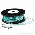  MPO MTP/UPC Female Multimode 10Gbs OM4 Optical Fiber Patch Cable  2