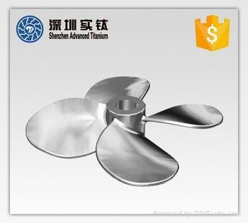 custom high strength titanium propeller supplier in China