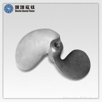 custom high strength titanium propeller supplier in China 3