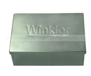 Food grade 0.23mm thickness tinplate Jingli tin box with CMYK or pantone printin 2