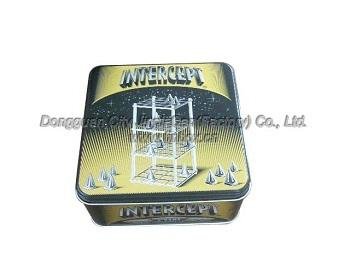 Food grade 0.23mm thickness tinplate Jingli tin box with CMYK or pantone printin 4