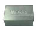 Jingli 0.25mm thickness tinplate package box with embossing on top 2