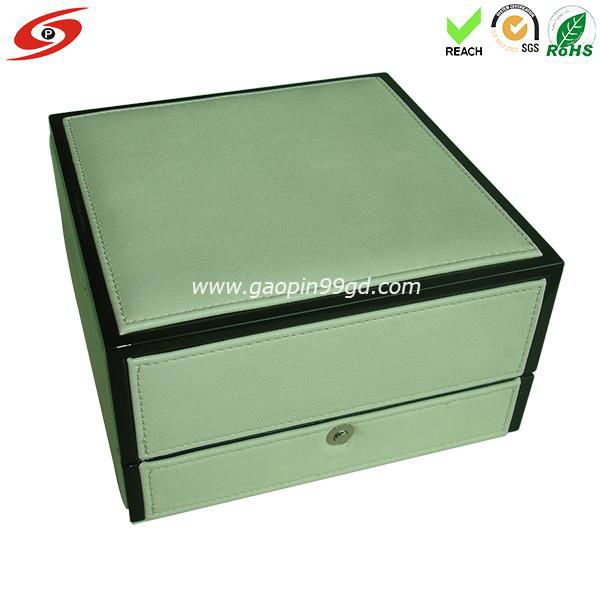 Fashion PU Leather Watch Box 4