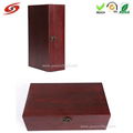 Wholesale Luxury Screen Printed Customized Wooden Wine Boxes 4