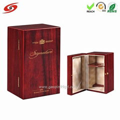Wholesale Luxury Screen Printed Customized Wooden Wine Boxes
