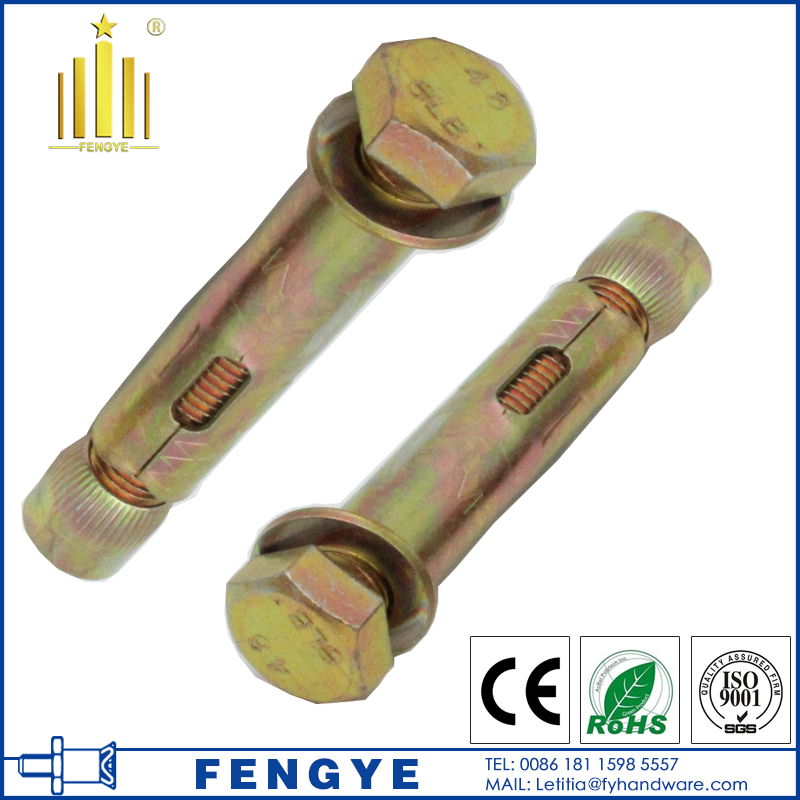 OEM Manufacture Carbon Steel Zinc Plated Masonry Anchor Bolt 4