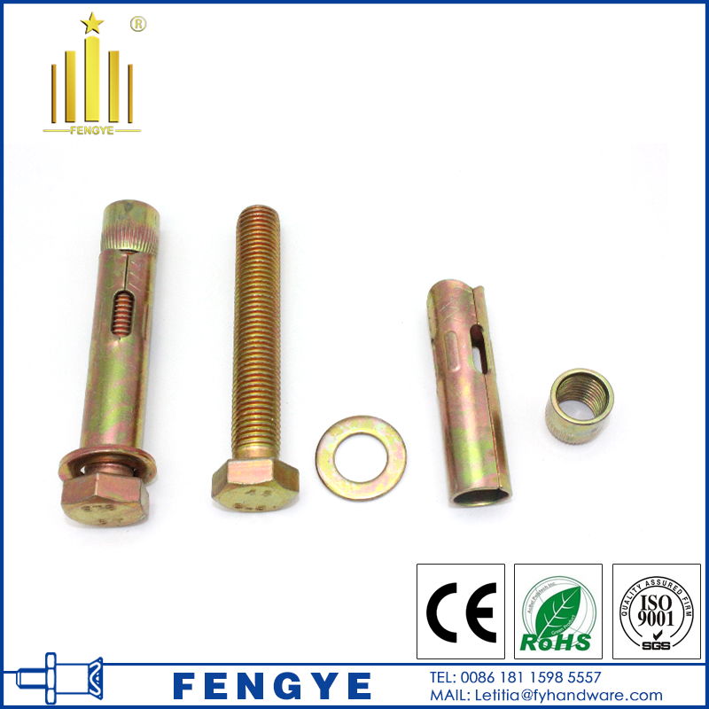 OEM Manufacture Carbon Steel Zinc Plated Masonry Anchor Bolt 5