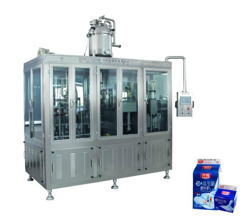 automatic gable top carton filling machine