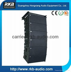 double 12 inch outdoor sound system line array speakers