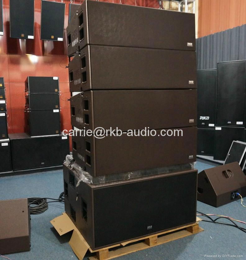 double 12 inch outdoor sound system line array speakers 2