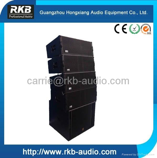 Professional Indoor Speaker System Daul 10 inch Line Array Speakers