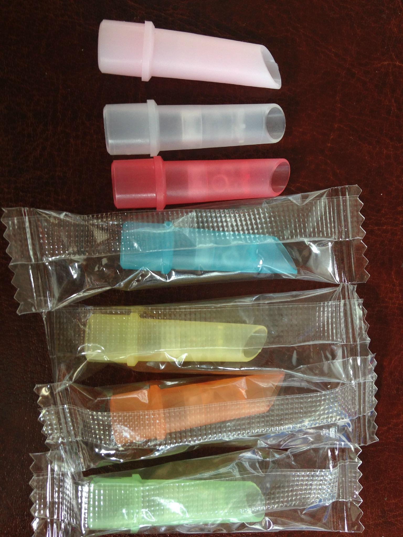 Mini disposable hookah shisha mouth tip with silicone 2