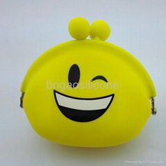 2016 Wholesale Silicone custom Coin Purse