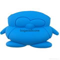 Wholesale  Candy Color Penguin Silicone Coin Pouch  3