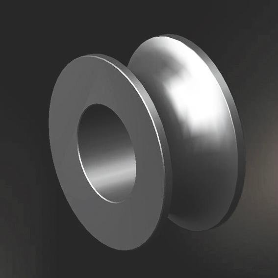 Silicon carbide roller wheels (SSIC)