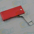 CaraUSB custom leather key shape usb flash disk 8GB metal keys pendrive PU gifts 2