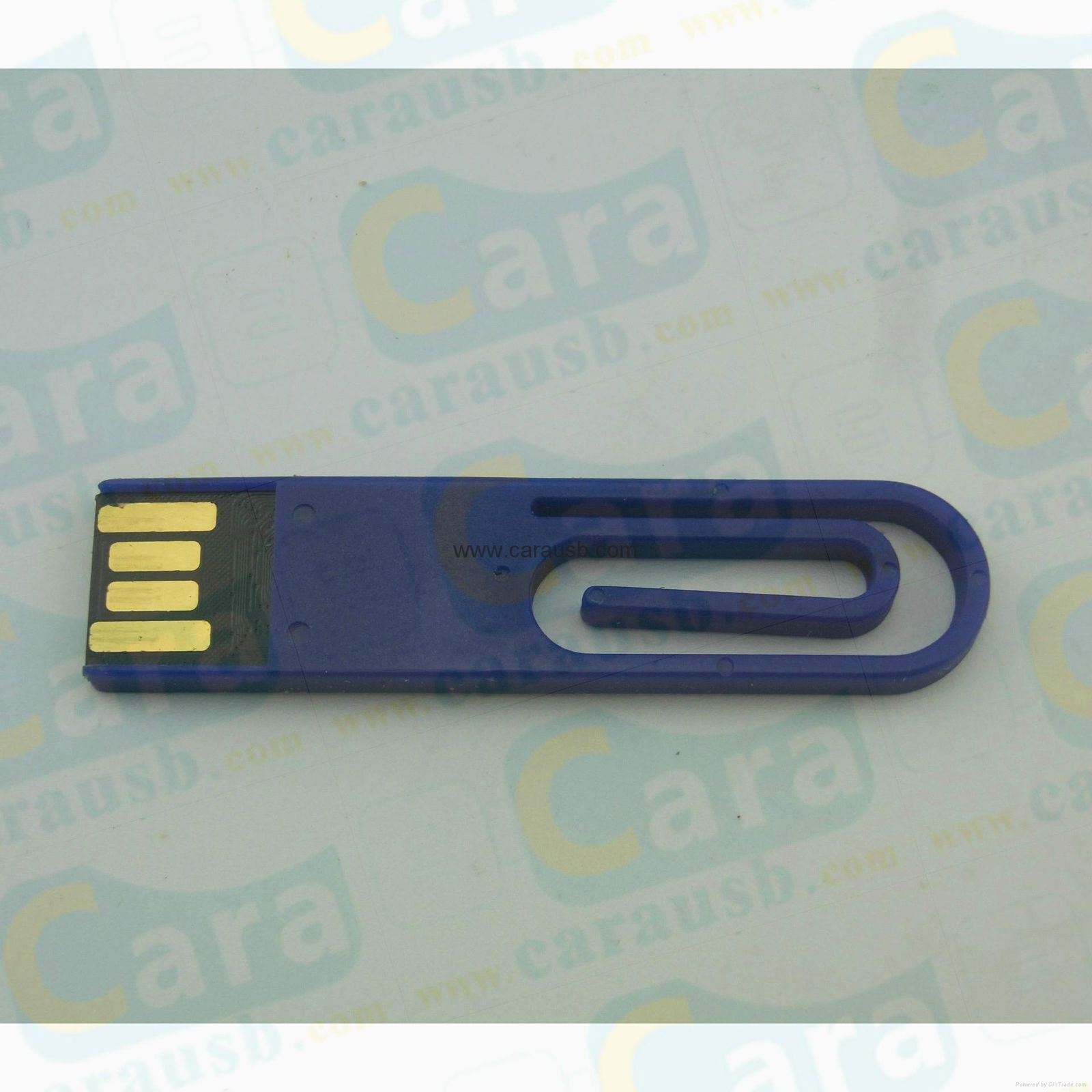 CaraUSB plastic mini paperclip usb flash memory paper clips giveaways print logo 3