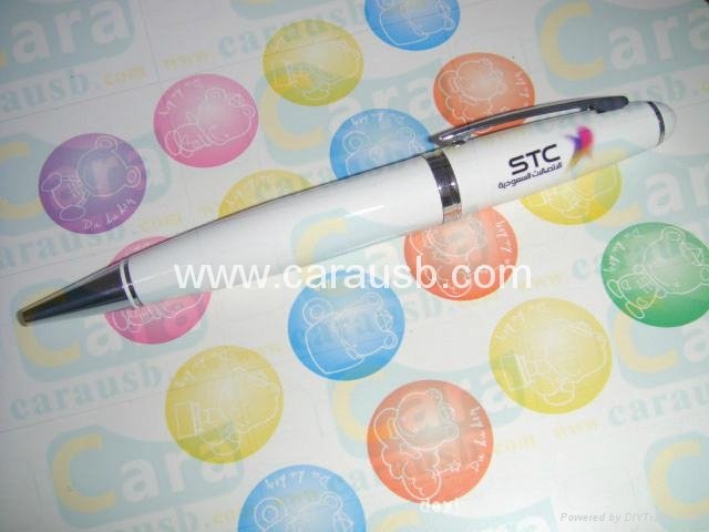 CaraUSB brand pendrive touch pen stylus flashdrives 8GB print company logo URL