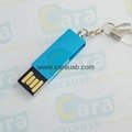Carausb custom mini elf twister usb flash disk rotation pendrive has keychain 2